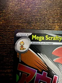 Pokemon Mega Scrafty Ex Mega Attack Rare MAR Ascended Heroes 270/217 - Image 2