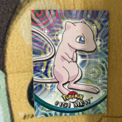 2000 Topps Pokemon TV Animation Edition Series 3 #151 Mew Blue Label MP - Image 1