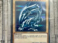 Yu-Gi-Oh! Blue Eyes White Dragon 1st Edition DUSA-EN043 BGS 9 Mint Card - Image 3