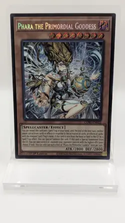 Yugioh! Phara the Primordial Goddess CORI-EN022 Secret Rare 1st Ed NM - Image 1