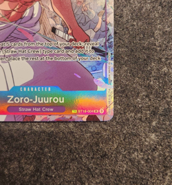 One Piece Zoro-Juurou ST18-004 (TR) Treasure Rare Emperors in the New World NM - Image 5