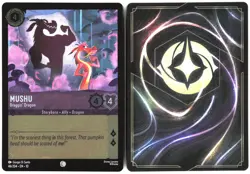Disney Lorcana TCG Mushu Braggin' Dragon 46/204 Foil Whispers In The Well - Image 3