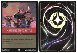 Disney Lorcana TCG Marching Off to Battle 129/204 Foil Winterspell - Image 3