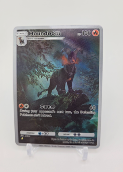 Custom Textured Foil Holo HOUNDOOM Card HOUNDOOM READ DESCRIPTION BELOW - Image 1