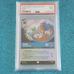 PSA 9 Disney Lorcana Alice - Accidentally Adrift Fabled Epic 217/204 2025 - Image 3