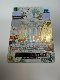 Op15-116 R Alternative Art Manga Event Gum Gum Golden Rifle One Piece TCG CCG - Image 1