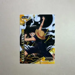 Monkey D. Luffy - No.001 - One Piece Film Gold Clear Card Ensky Japan B481 LL - Image 1