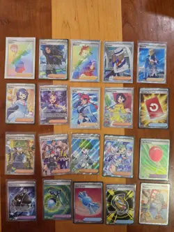 Pokemon TCG Great Trainer Lot!! 20 Cards! ADAMAN, SKYLA, SPECIAL RED CARD! NM - Image 1