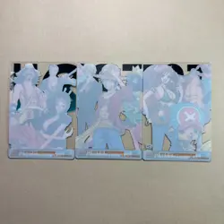 3 card set - One Piece Panorama Combo Card Morinaga Clear Cards Vintage B479 LL - Image 2