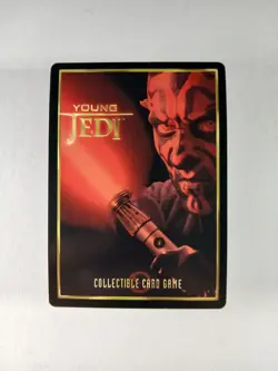 Darth Maul's Lightsaber #F17 Foil - The Jedi Council, Young Jedi CCG card - Image 2