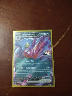 Toxicroak Ex Pokemon Prize Pack Series 3 Promo Pokemon Card NM/LP - Image 1