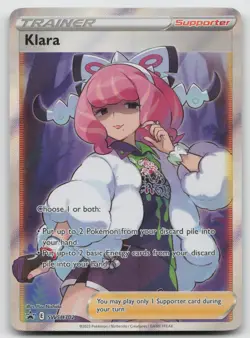 Klara (Full Art) Ultra Rare Holo SWSH: Sword & Shield Promo Cards SWSH302 NM - Image 1