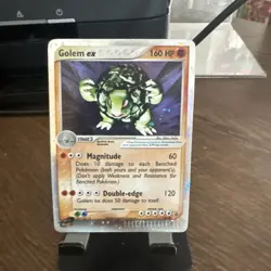 Pokemon TCG EX Dragon Golem EX 91/97 And Magmar EX 100/109 Ultra Rare Holo Cards - Image 1