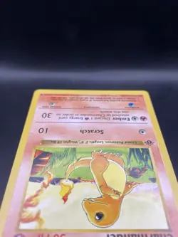 Charmander 46/102 1st Edition W/ Grey Stamp Base Set 1999 Pokemon Card WOTC LP+ - Image 3