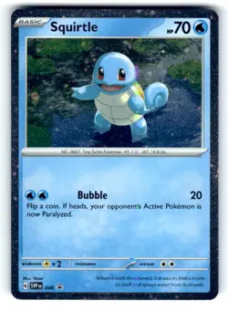 SV: Scarlet & Violet Promo Cards #048 Squirtle - Image 1