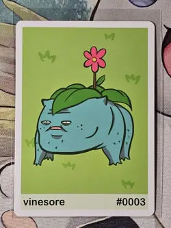 Vinesore (Venusaur) #3 - Gen 1 Pookiemoot Fan Art Pokemon TCG Trading Card Game - Image 1