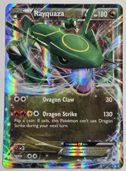 Rayquaza EX 60/108 Rare Holo XY Roaring Skies 2015 Pokemon Card TCG - Image 1
