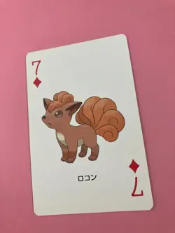 Vulpix pokemon Playing Poker Card Leaf green Venusaur Nintendo Japanese - Image 3