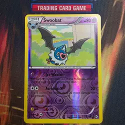 Swoobat Reverse Holo 71/149 Boundaries Crossed Pokemon Card - Image 1