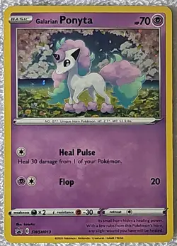 Galarian Ponyta SWSH013 SWSH: Sword & Shield Promo Cards Holo - Image 1