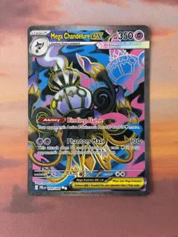 Pokemon card 099/084 Mega Chandelure ex mega evolution Pitch Black - Image 1