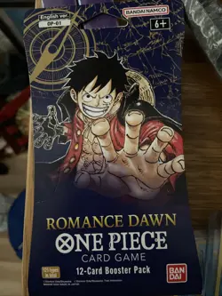 Bandai One Piece Card Game TCG Romance Dawn Booster Pack 12 Cards (OP-01) - Image 1