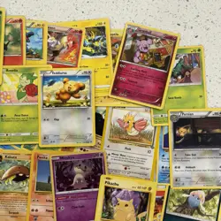 100 Assorted Pokemon Card Lot - HP/MP - Vintage Cards Included - English - Image 4