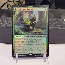 Kona, Rescue Beastie (0299) - Duskmourn: House of Horror Foil - Image 1