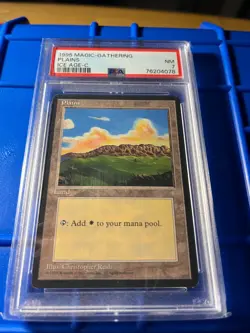 1995 MTG PSA 7 Plains Ice Age PSA 7 - Image 1