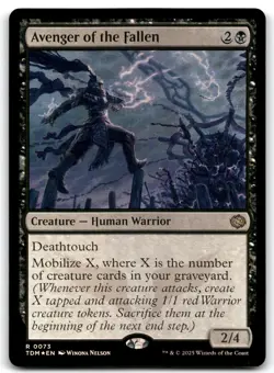 FOIL Avenger of the Fallen #73 Tarkir: Dragonstorm - Image 1