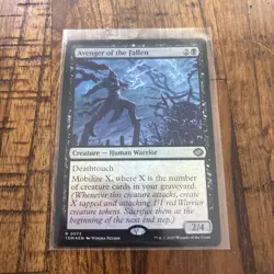 MTG Tarkir: Dragonstorm Avenger of the Fallen Foil 0073 NM Rare - Image 1