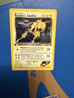 CGC 7.5 Rockets Zapdos 2000 Gym Challenge Holo Card 15/132 - Image 3