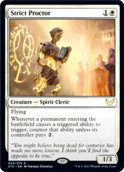 NM - Strict Proctor [STX - 33] Strixhaven: School of Mages - Image 1