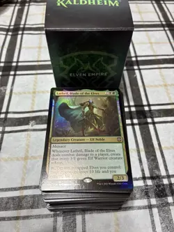 Magic The Gathering Kaldheim Elven Empire Commander Deck Opened never played - Image 1