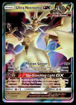 Ultra Necrozma GX 95/131 Holo GX Rare Forbidden Light Pokemon Lightly Played - Image 1