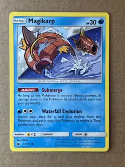 MAGIKARP 17/111 COMMON CRIMSON INVASION POKEMON LIGHTLY PLAYED - Image 1