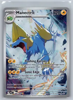 Manectric 089/084 Illustration Rare Pitch Black Pokemon Holo Near Mint - Image 1