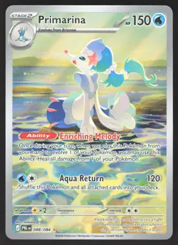 Primarina 088/084 Holofoil ME05: Pitch Black Near Mint - Image 1
