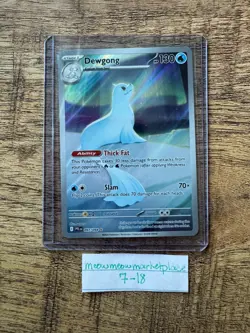 Pokemon Dewgong Phantasmal Flames Illustration Rare 097/094 NM - Image 1