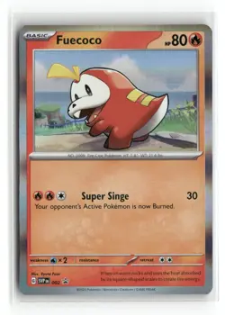 Scarlet & Violet Promo 002 Fuecoco Holo Holo Promo - Image 1