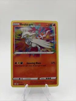 Reshiram 017/072 Amazing Rare Shining Fates Pokemon Holo Near Mint - Image 1