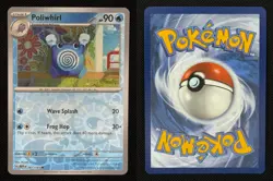 Poliwhirl 061/165 Common 151 Reverse Holo Near Mint - Image 3