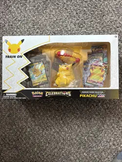 Pokemon TCG Celebrations Pikachu VMAX Premium Figure Collection Box Sealed 820650809408 - Image 1