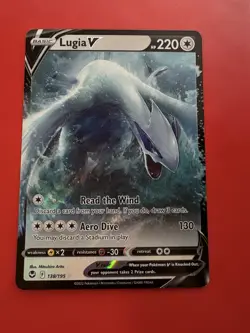 2022 Pokemon SWSH Silver Tempest Lugia V Holo #138/195 - Image 1