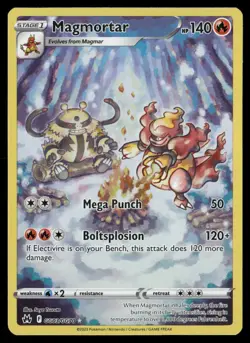 Magmortar GG03/GG70 Holo Crown Zenith Galarian Gallery Pokemon NM/M - Image 1
