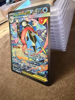 2026 POKEMON CRI EN-CHAOS RISING 116 MEGA GRENINJA EX SPECIAL ILLUST RARE MINT - Image 3