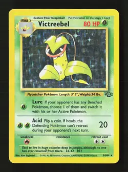 Victreebel 14/64 Rare Jungle Pokemon Unlimited Holo Moderately Played - Image 1