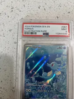 Pokemon TCG Horsea Full Art Holo Card Shrouded Fable Illustration Rare, 067/064 - Image 3