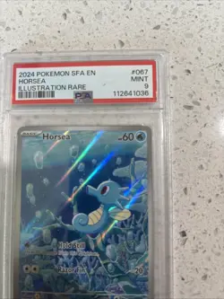 Pokemon TCG Horsea Full Art Holo Card Shrouded Fable Illustration Rare, 067/064 - Image 4