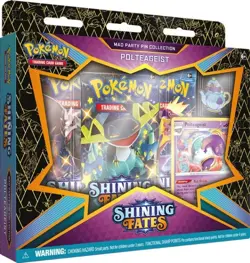 Pokemon Shining Fates - Mad Party Pin Kollektion Polteageist - EN Neu OVP SEALED - Image 1